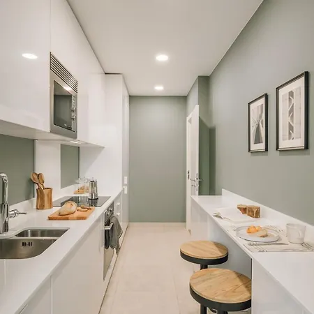 公寓 Harlem - 2 Bedrooms & Office In Alvalade Lisboa